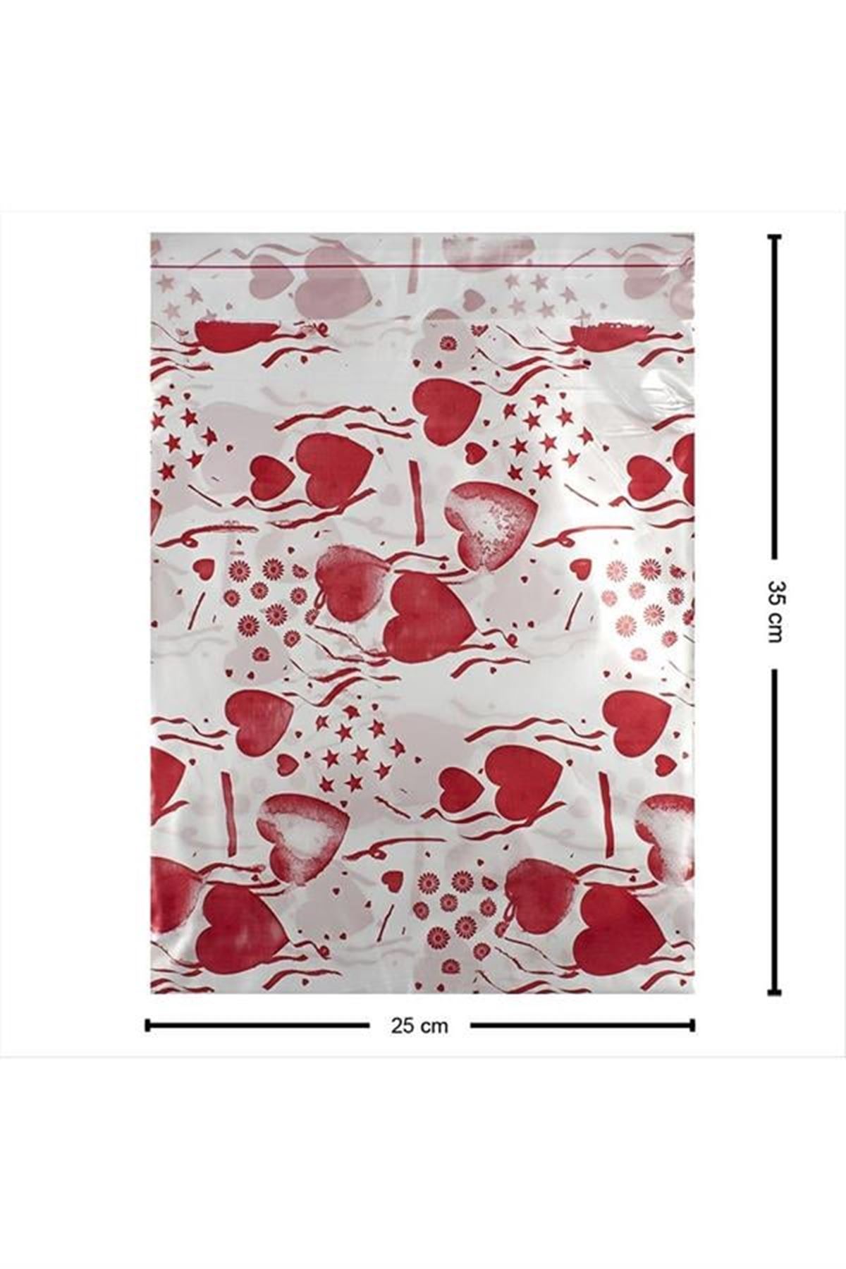 25*35 Hediye Poşet Paketi 100'lü - Karışık Renk 1