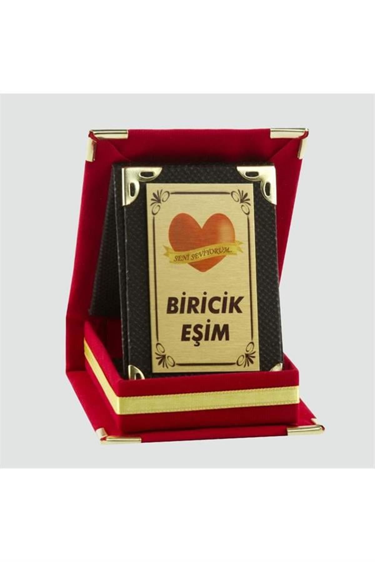 Biricik Eşim Plaketi - Kırmızı