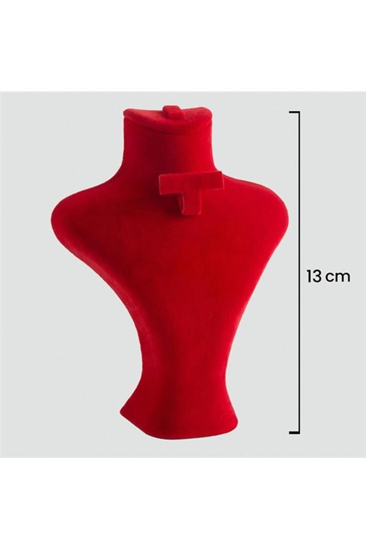 13 cm Takım Manken Anfora Kumaş - Kırmızı