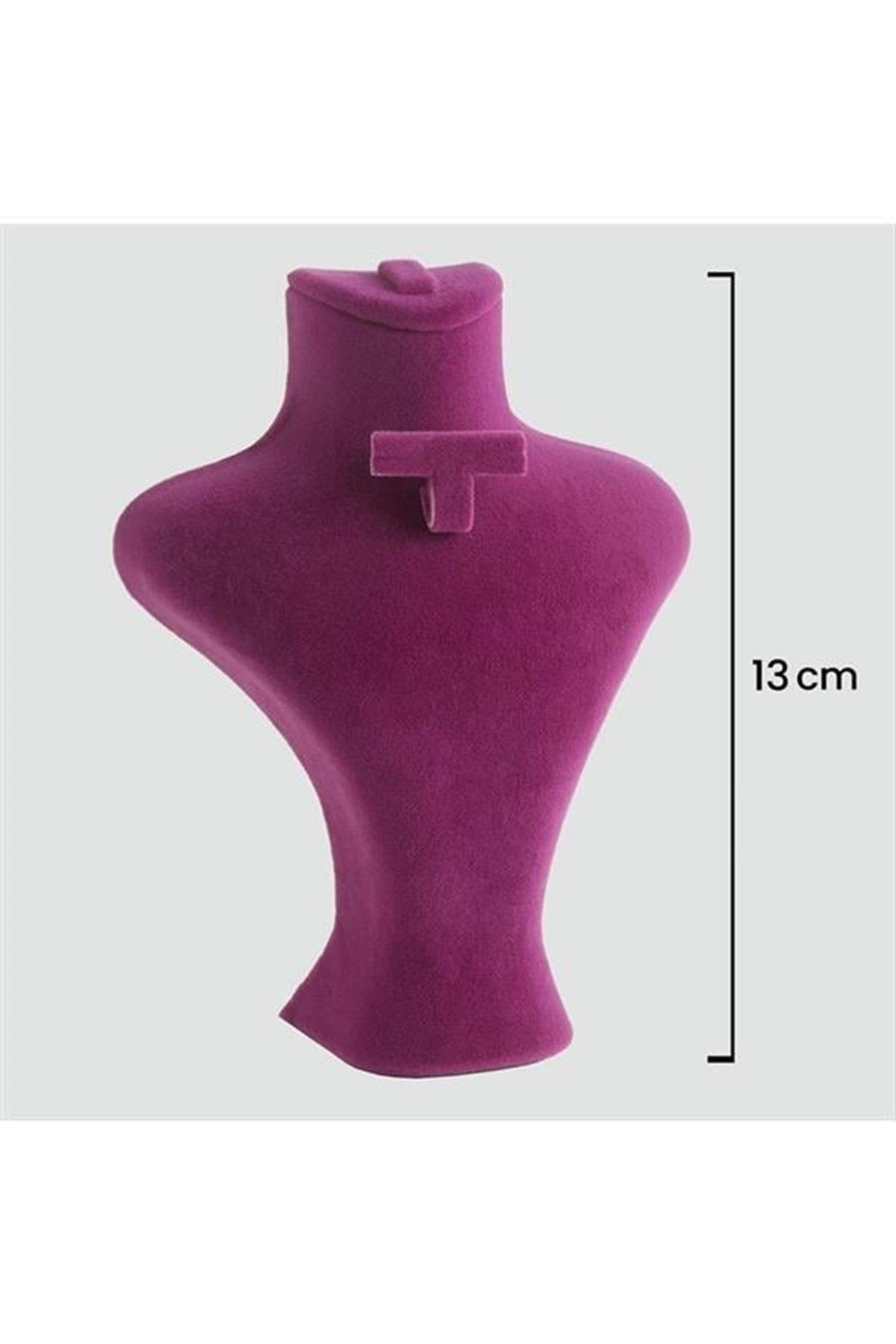 13 cm Takım Manken Anfora Kumaş - Mor