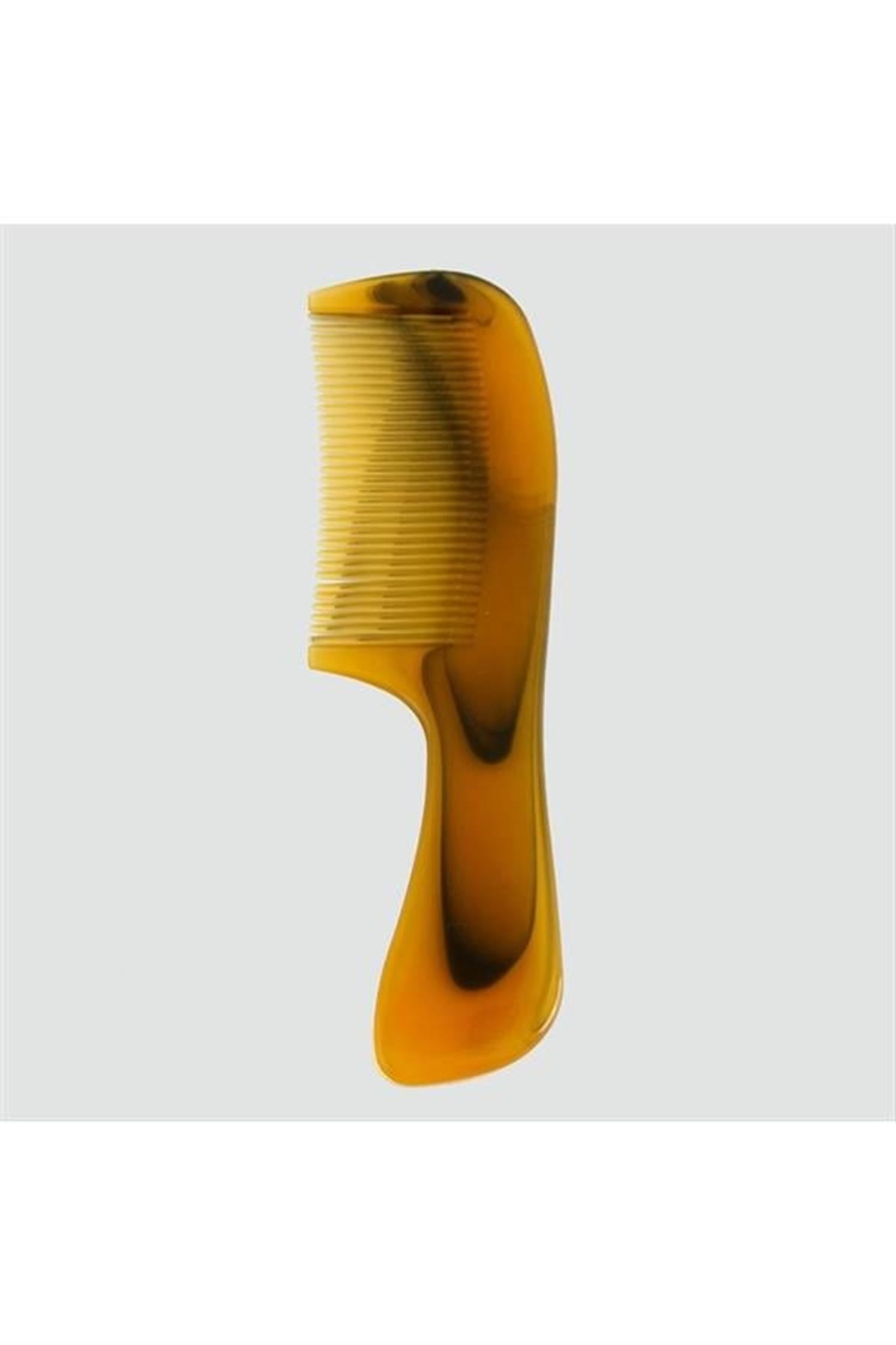 Saplı Plastik Tarak - Sarı-1