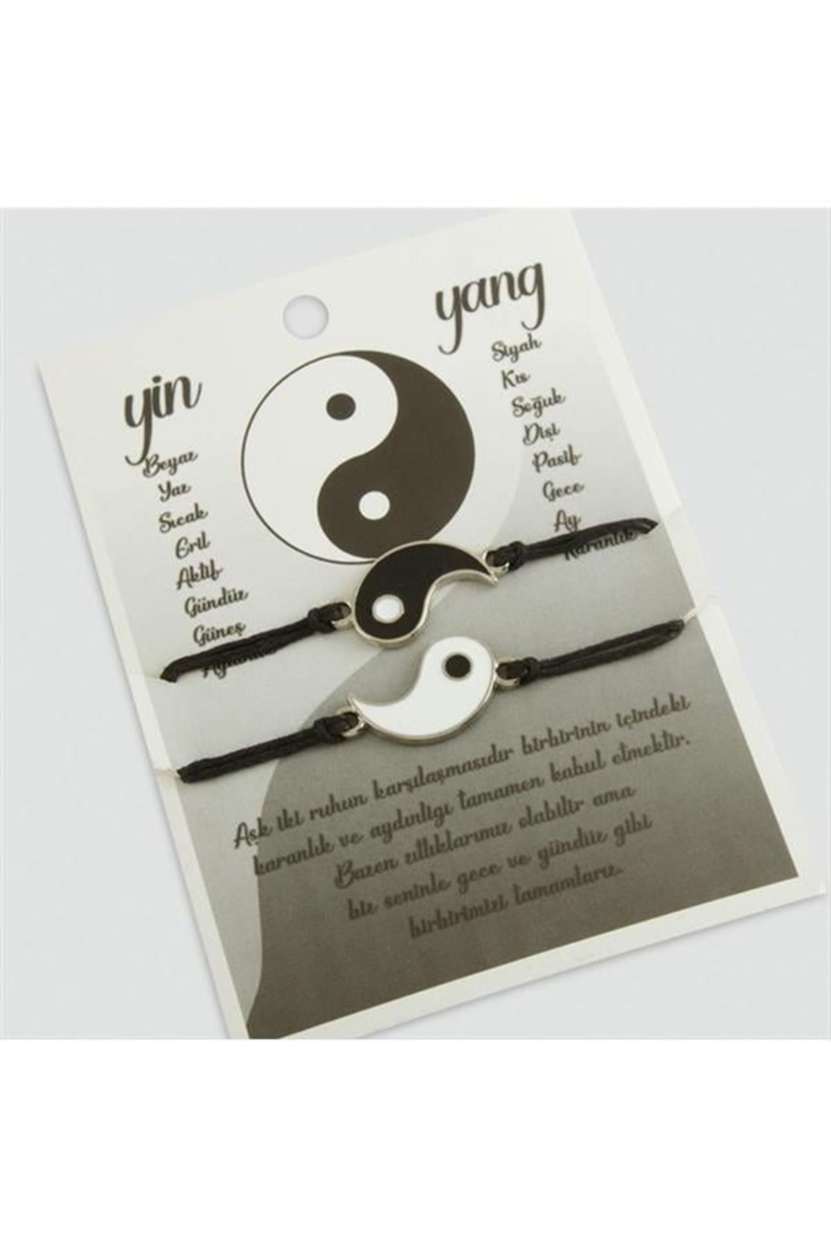 Yin Yang Şanslı Bileklik - Lacivert