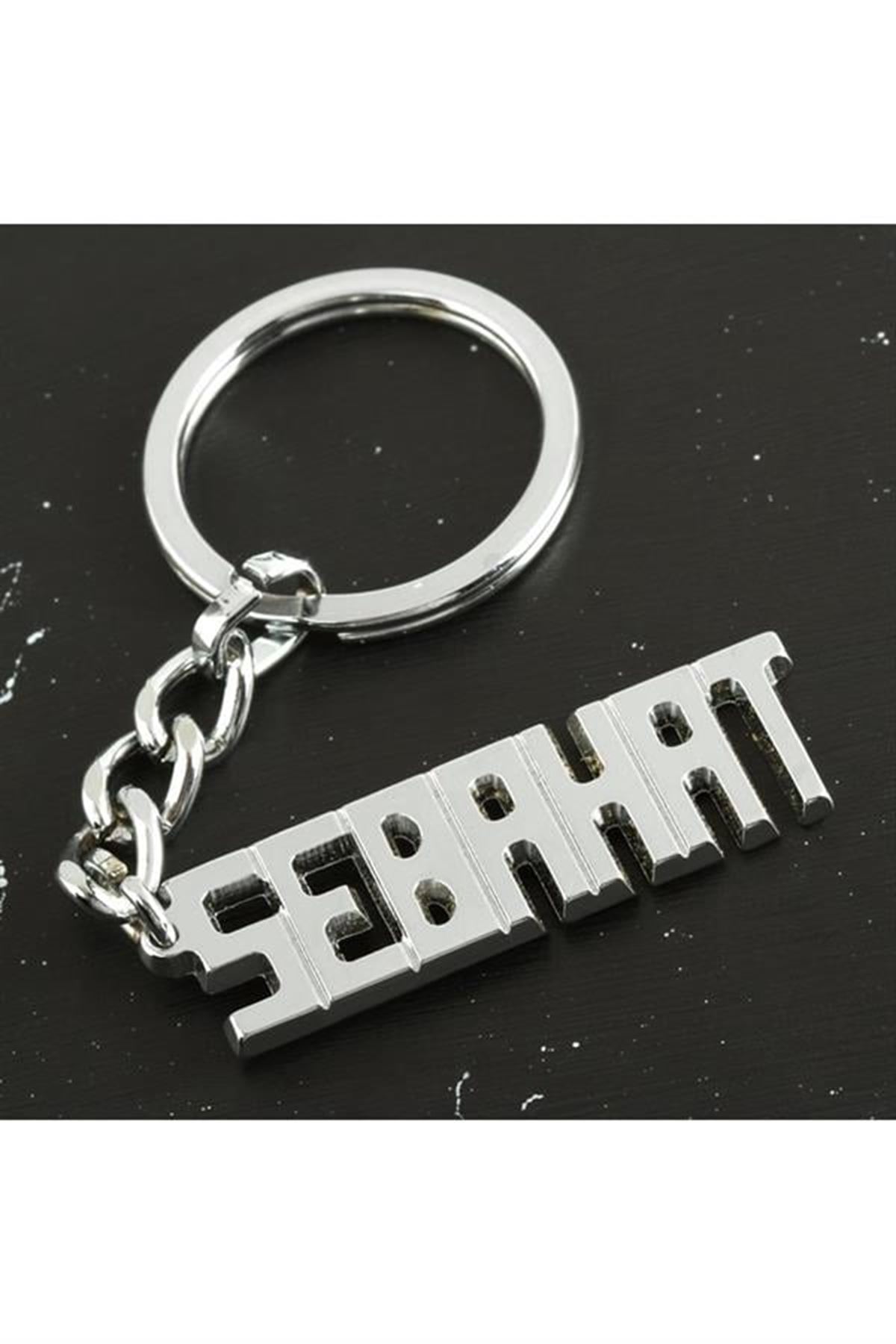 Sebahat İsimli Anahtarlık - Gümüş Rengi
