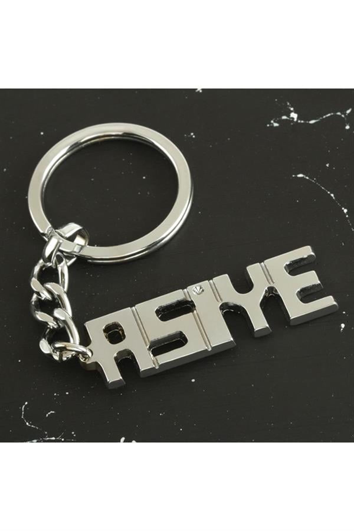 Asiye İsimli Anahtarlık - Gümüş Rengi