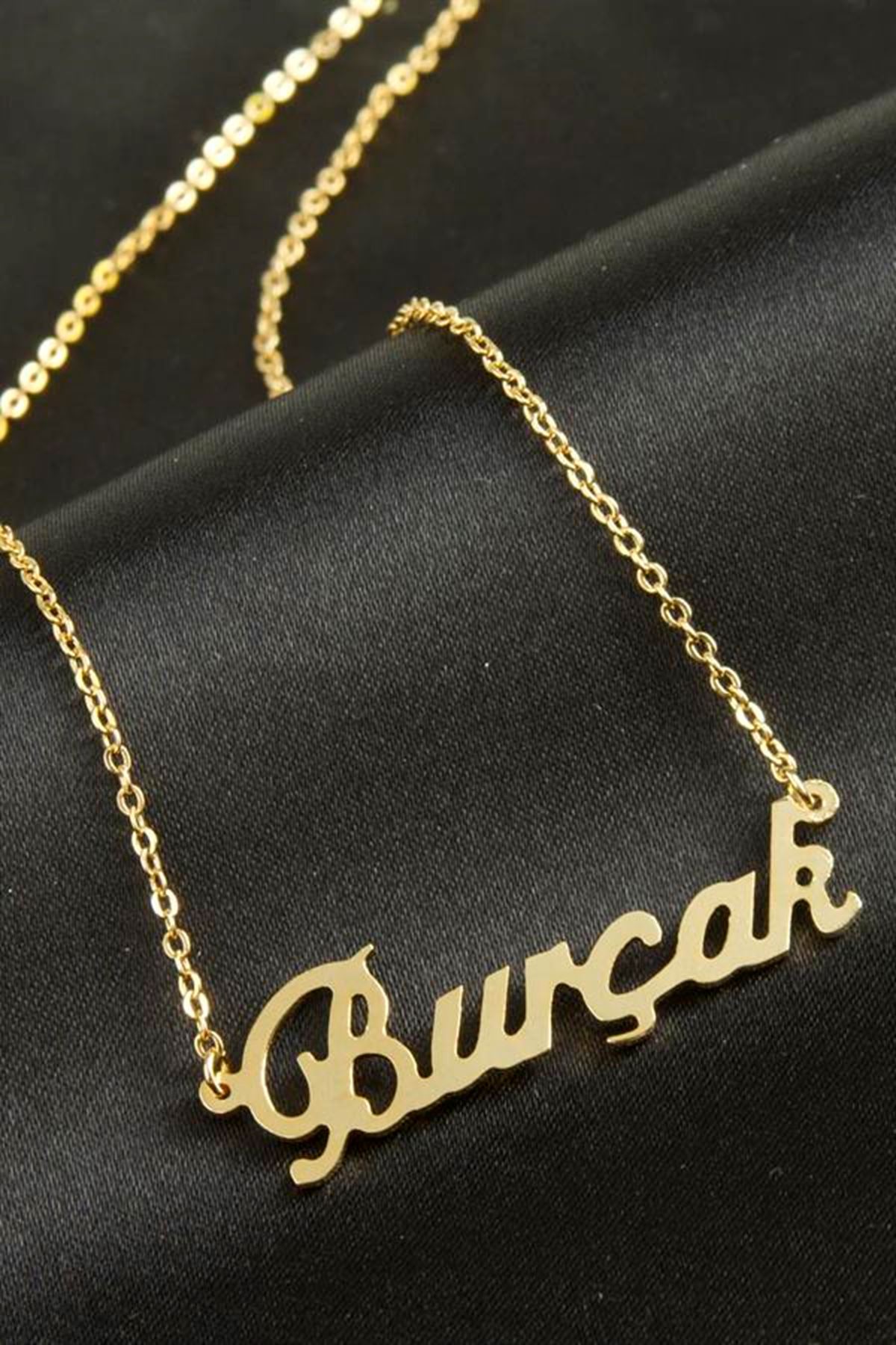 Burçak isimli kolye (Kişiye Özel) - Sarı