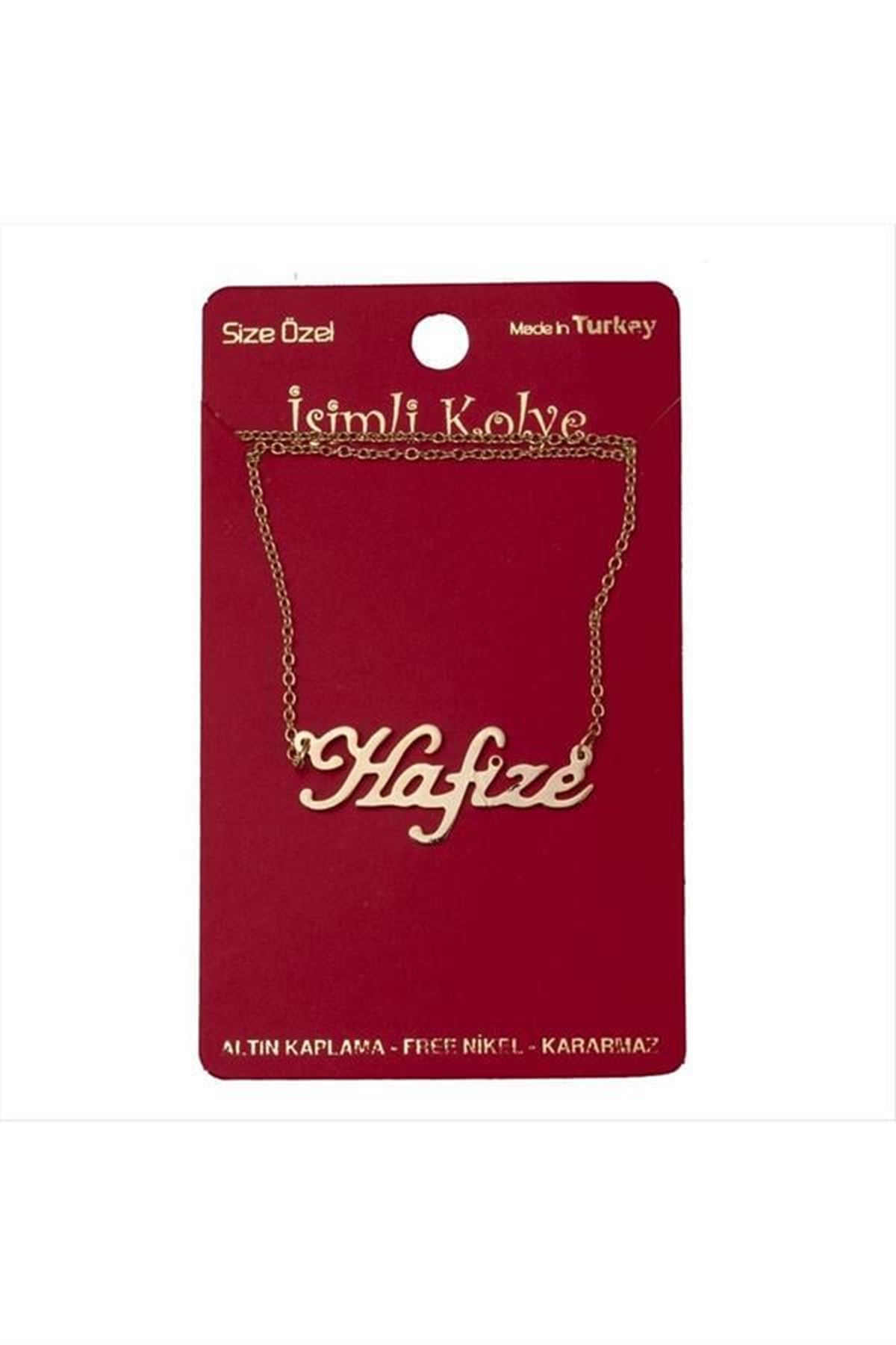 Hafize isimli kolye (Kişiye Özel) - Sarı