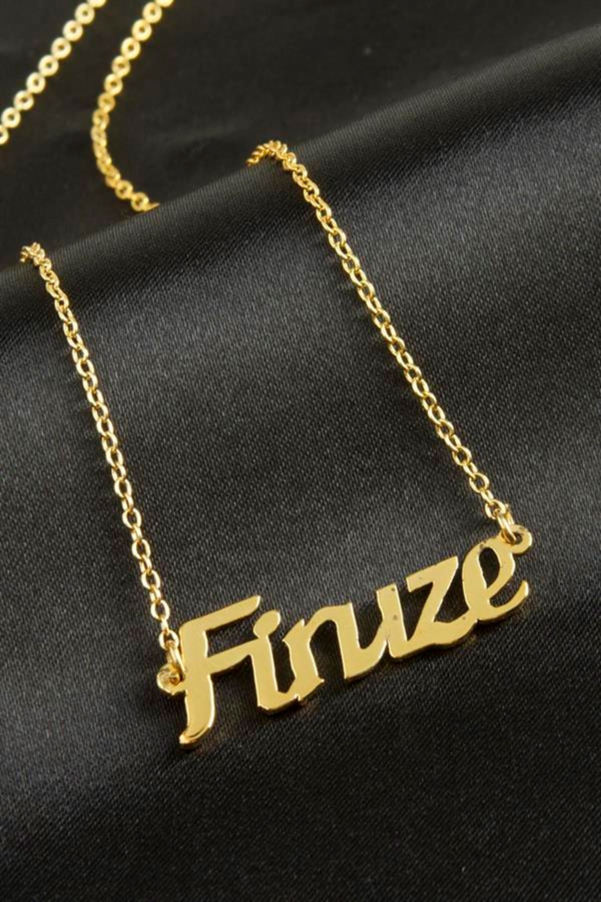 Firuze isimli kolye (Kişiye Özel) - Sarı