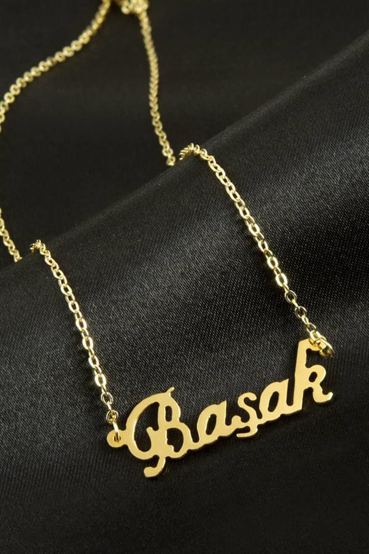 Başak isimli kolye (Kişiye Özel) - Sarı