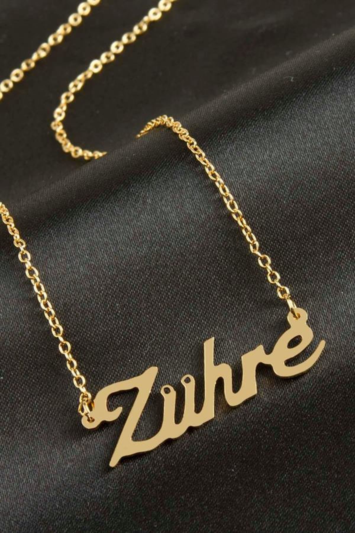 Zühre isimli kolye (Kişiye Özel) - Sarı