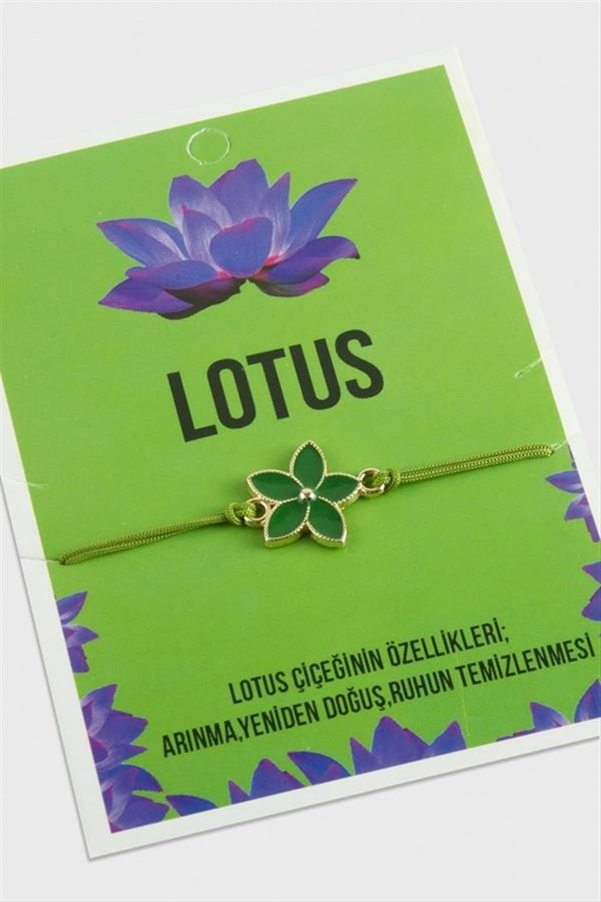 Lotus Karakteri İp Bileklik - Karışık Renk 1