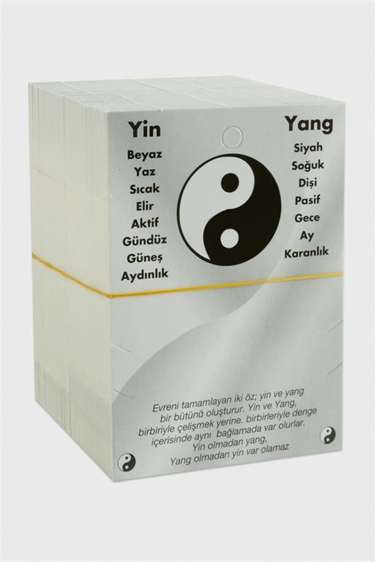 2'li Yin Yang Bileklik Kartı - Beyaz