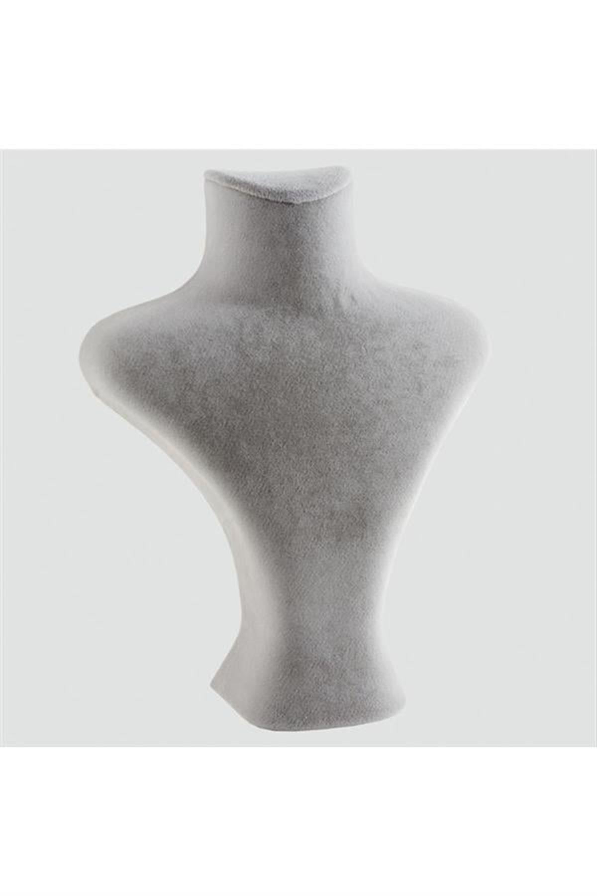 23 cm Manken Anfora Kumaş - Gri