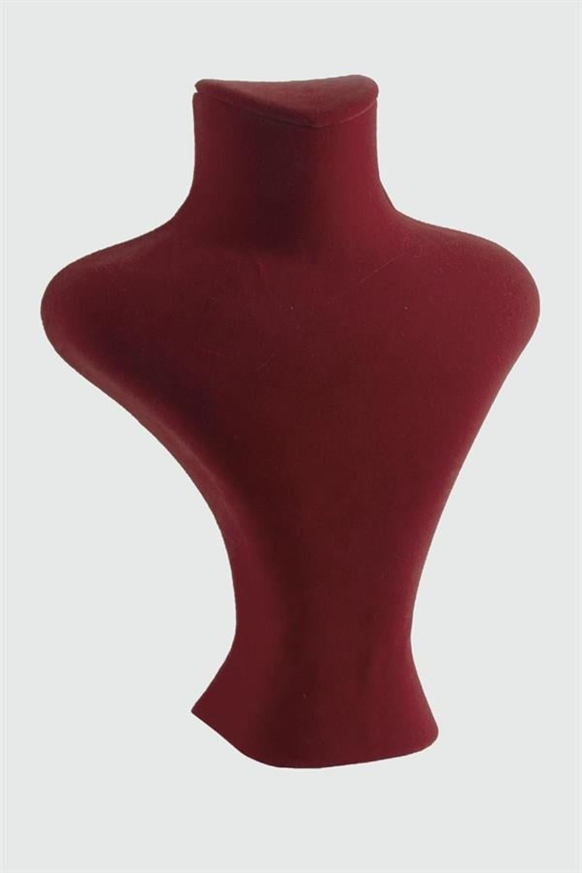 23 cm Manken Anfora Kumaş - Bordo