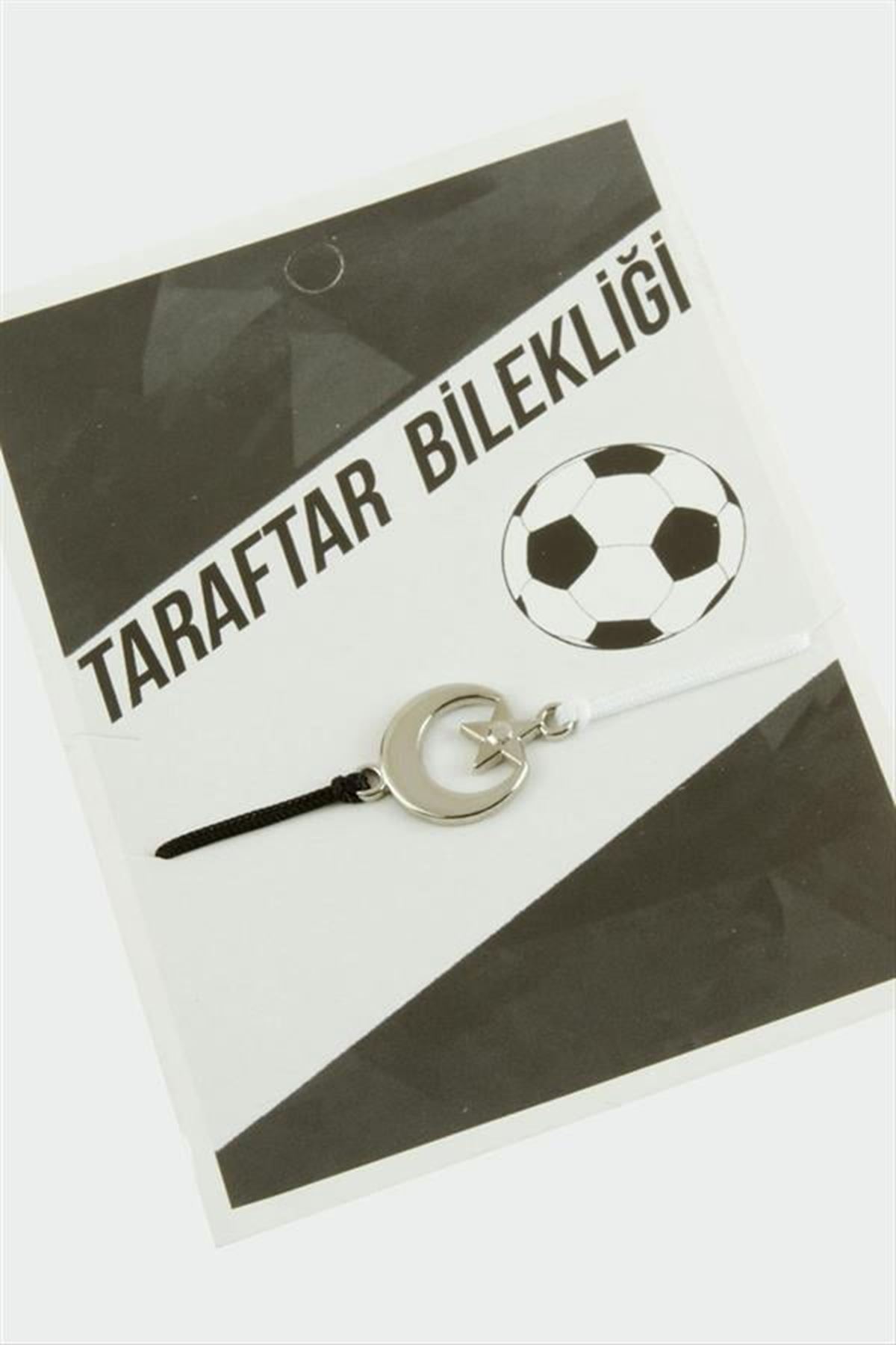 Taraftar İp Bileklik - Siyah