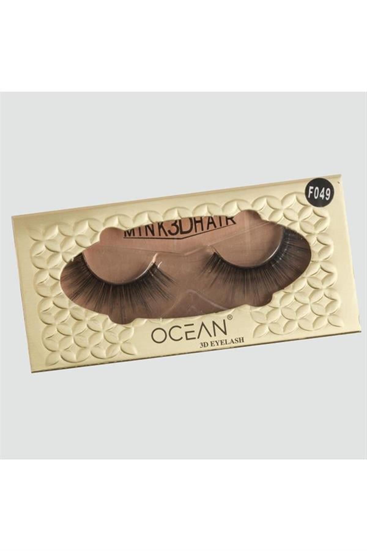 Ocean 3D Takma Kirpik (F049) - Siyah