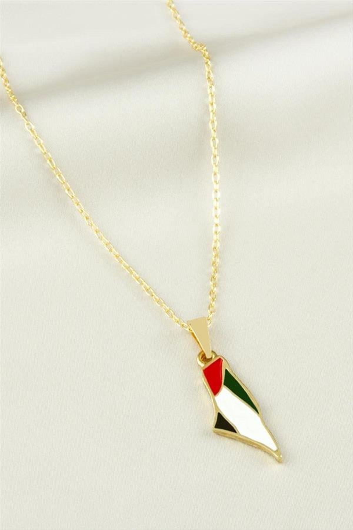 Filistin Mineli Kolye - Sarı