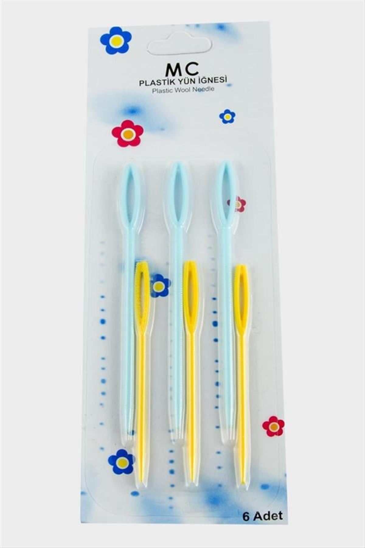 Plastik Yün İğnesi - Karışık Renk 1