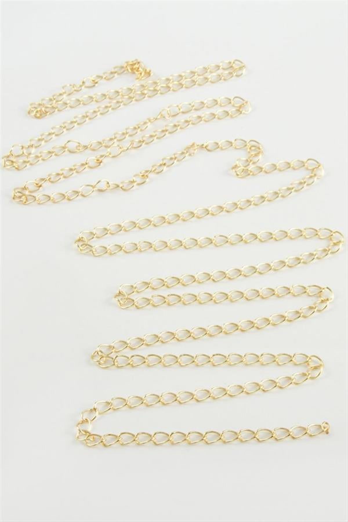 8 mm Uzatma Zinciri 1 metre - Sarı