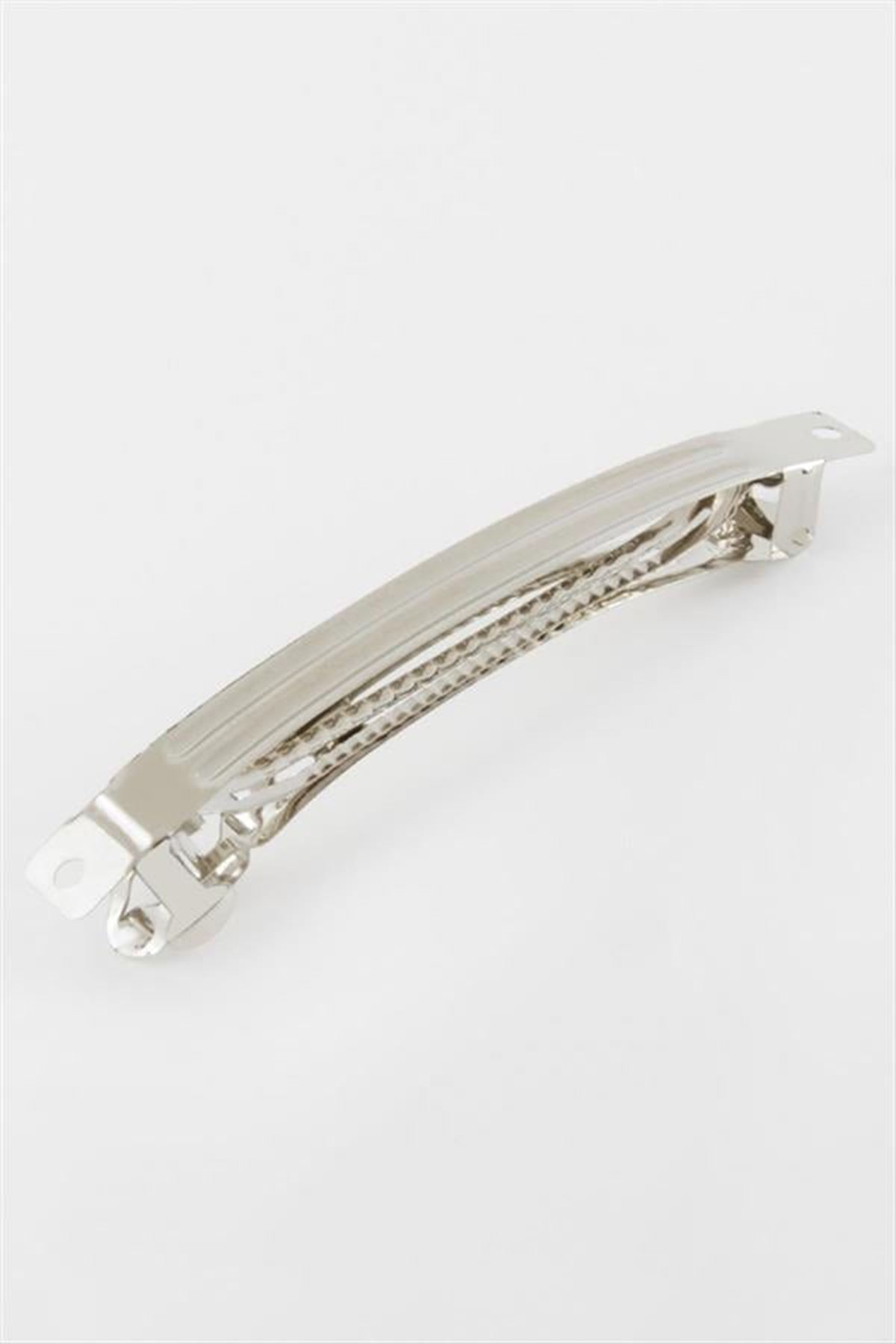 Metal Otamatik Toka 10 cm 1 Adet - Gümüş Rengi