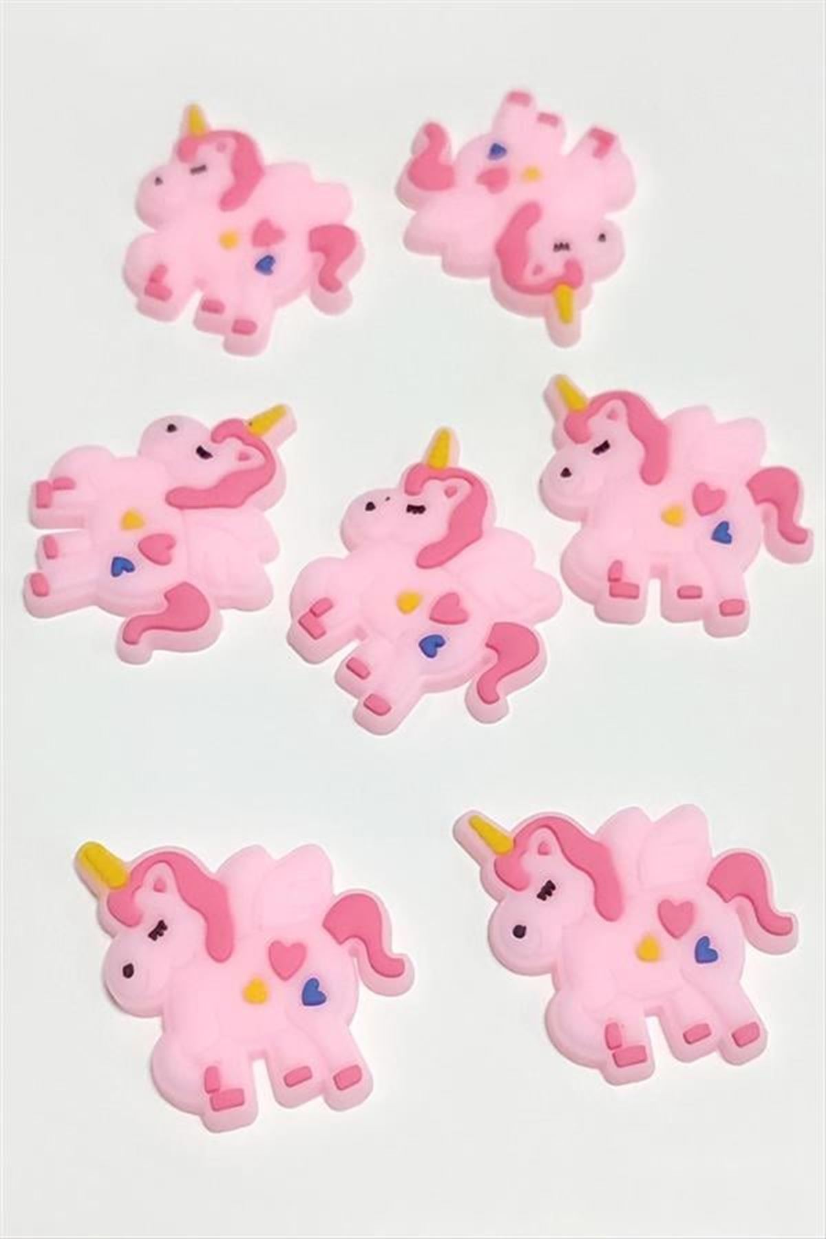 Uncrn Silikonlu Figür 1 Adet - Pembe
