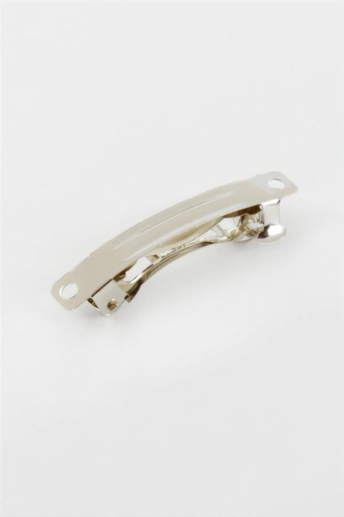 Metal Otamatik Toka 4 cm 1 Adet - Gümüş Rengi