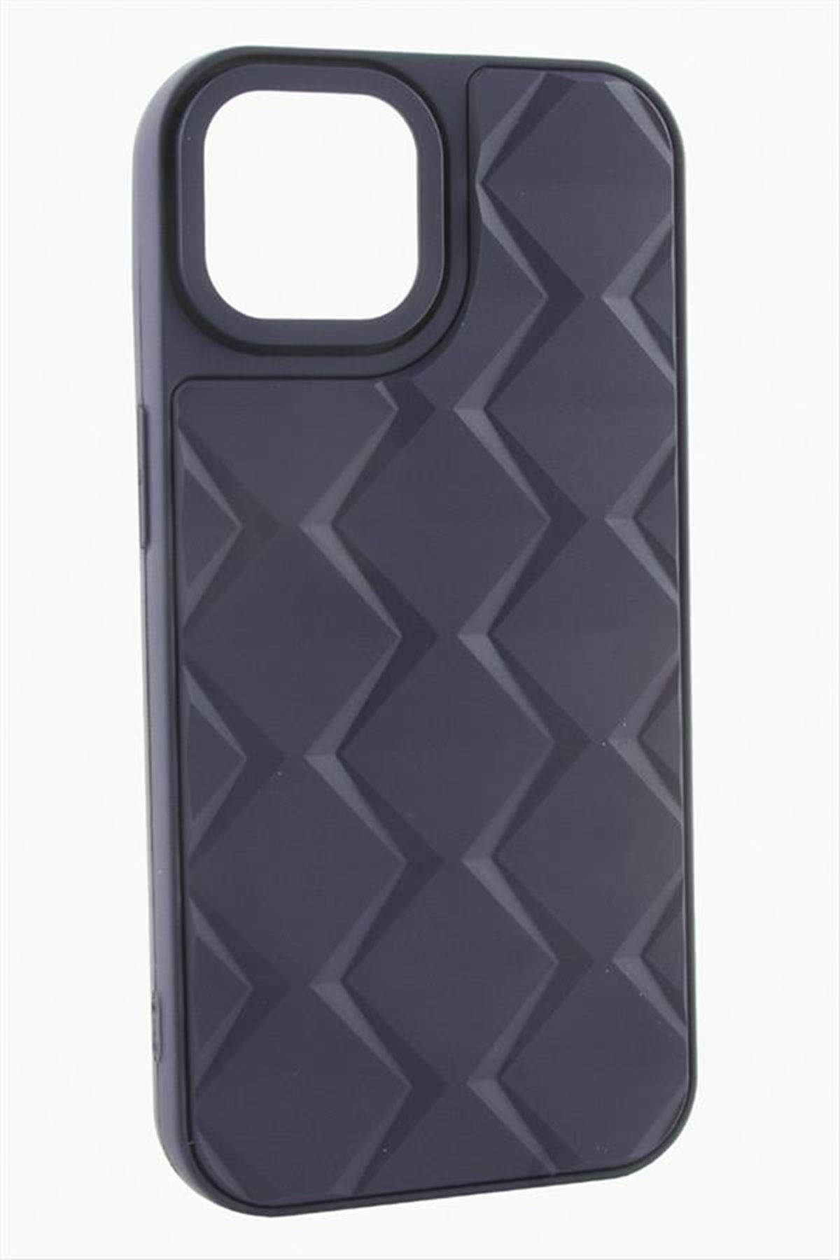 iPhone 14 Pro Max Prizma Desenli Lüx Liza Kılıf - Mor