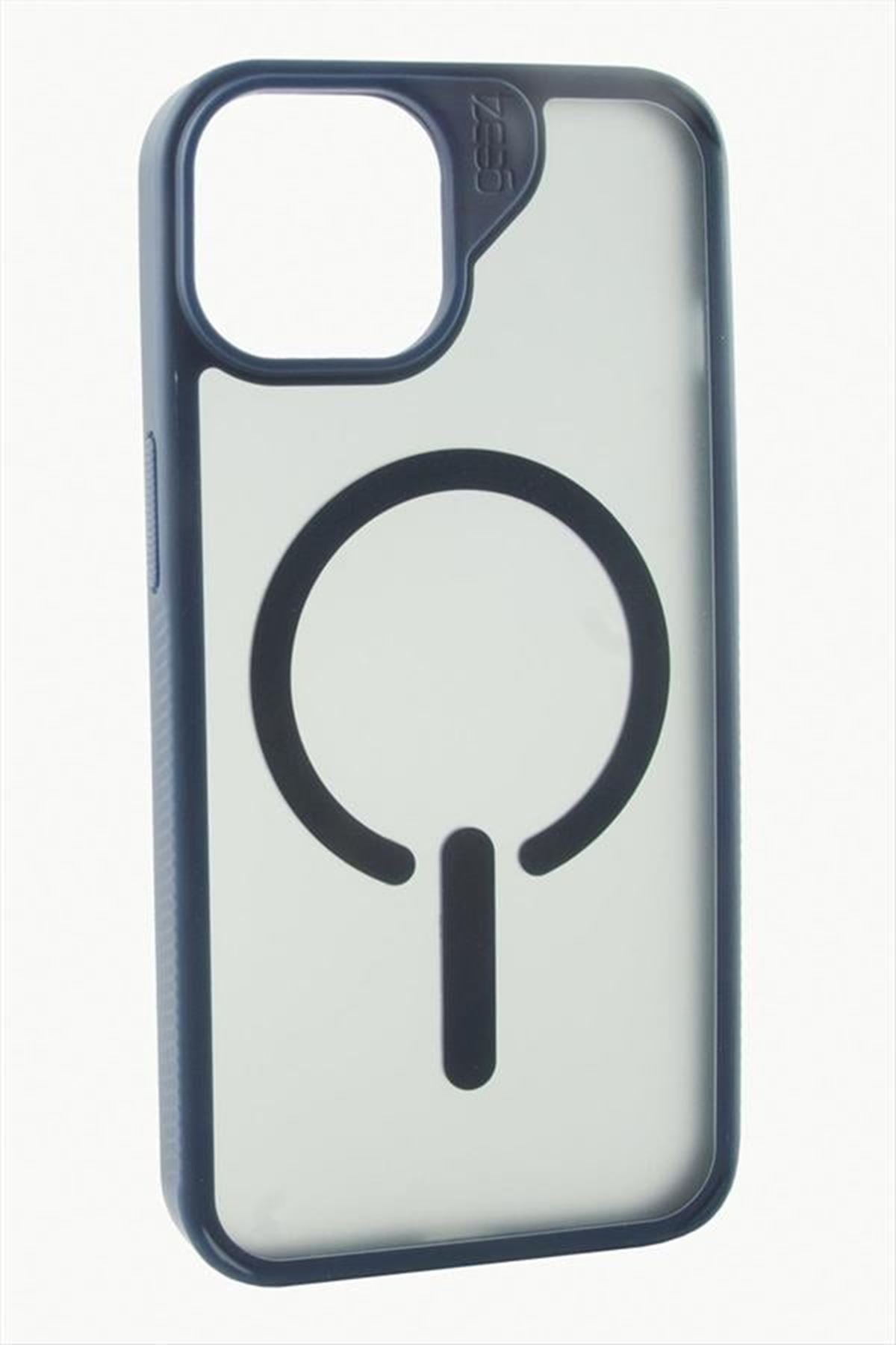 iPhone 16 Pro Max Lüx Magsaff Kapak Kılıf - Mavi