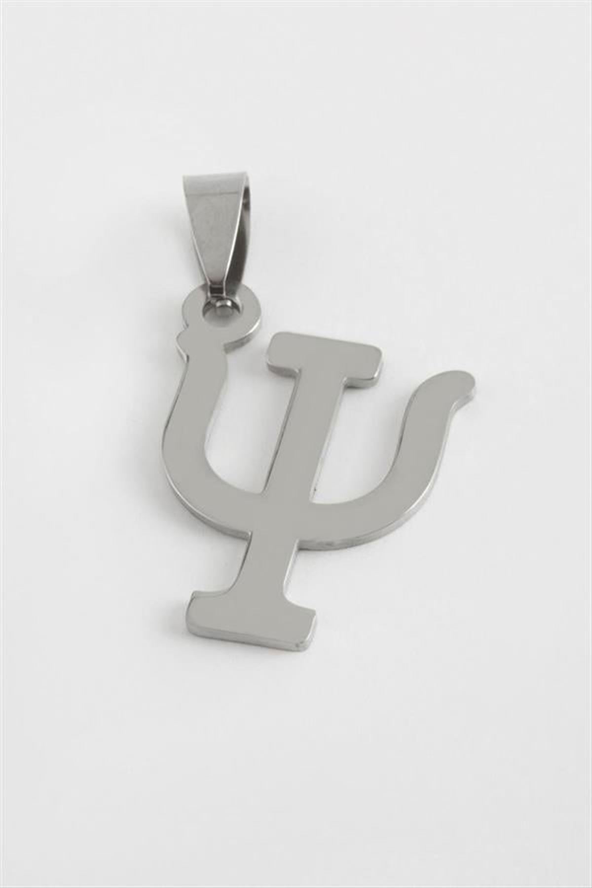 Tırmık Çelik Kolye Ucu 2,5 cm - Gümüş Rengi