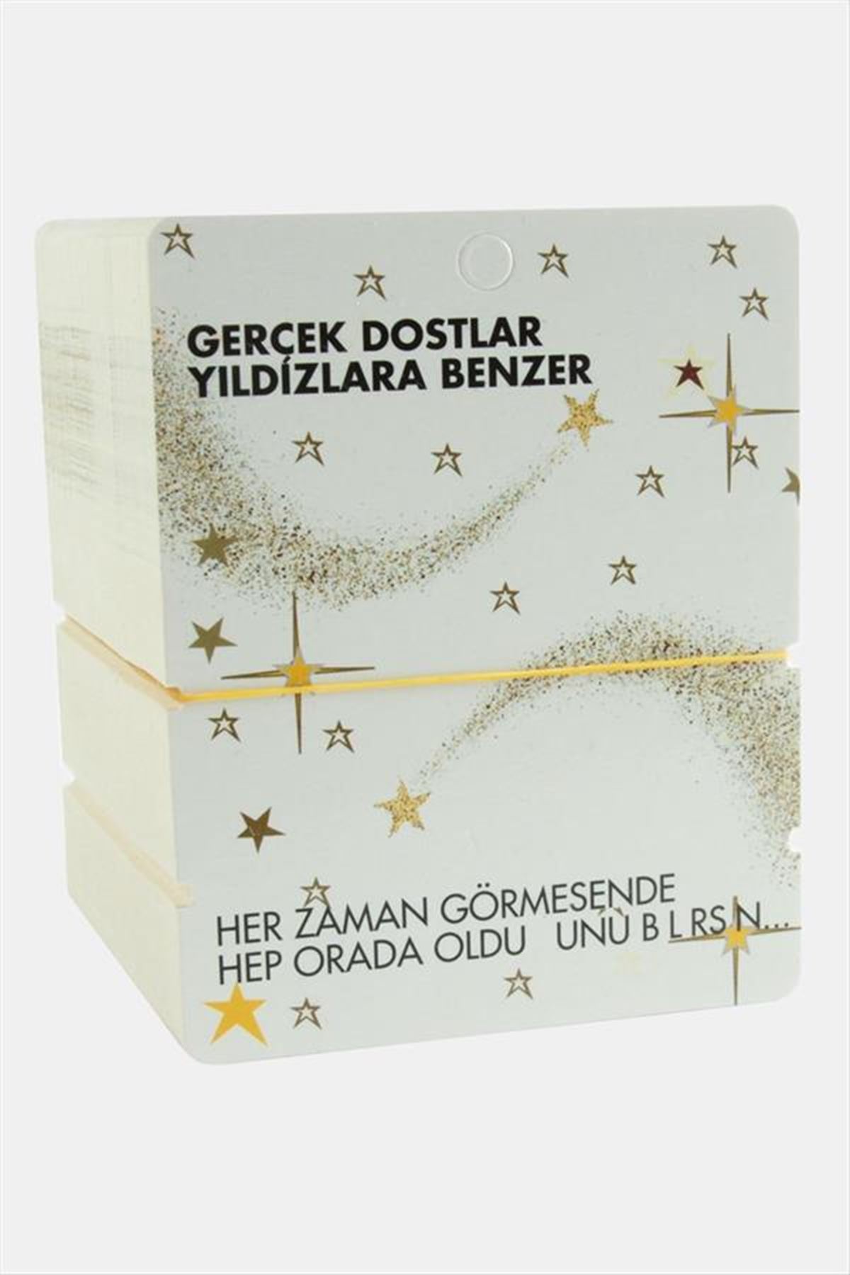 Yazım Hatalı Yıldız Bileklik Kartı - Beyaz
