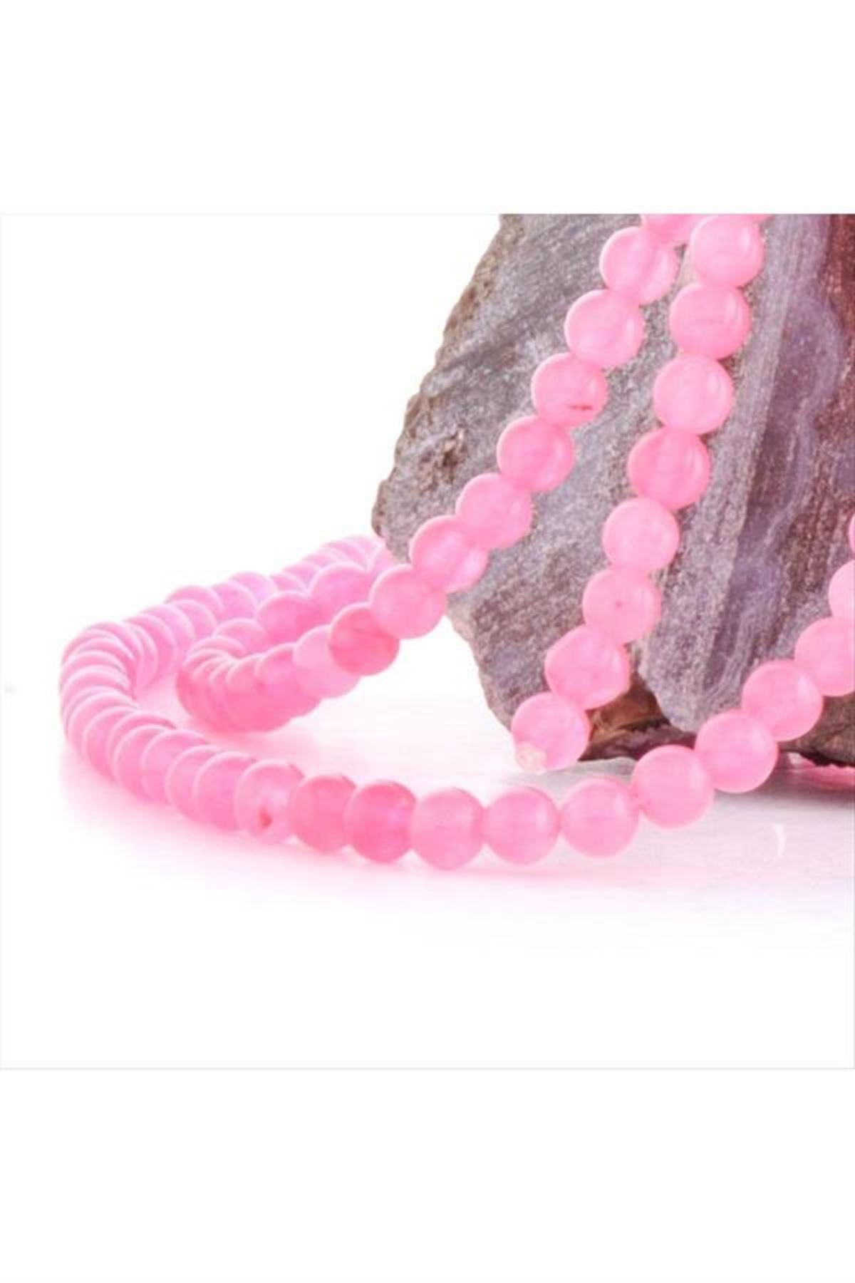 4 mm Pembe Kuars Taşı - Pembe