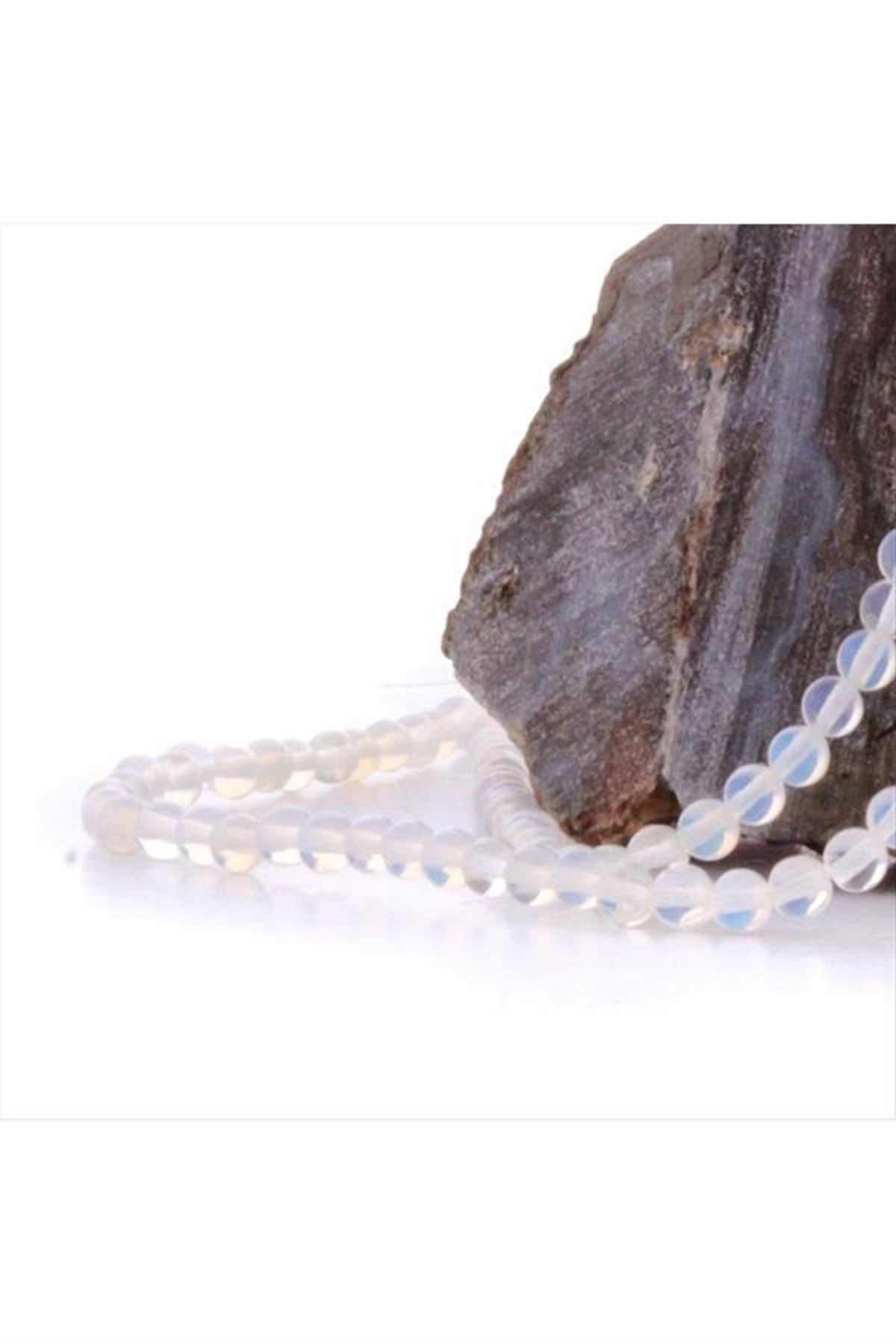 4 mm Opal Taşı (Ay Taşı) - Açık Mavi