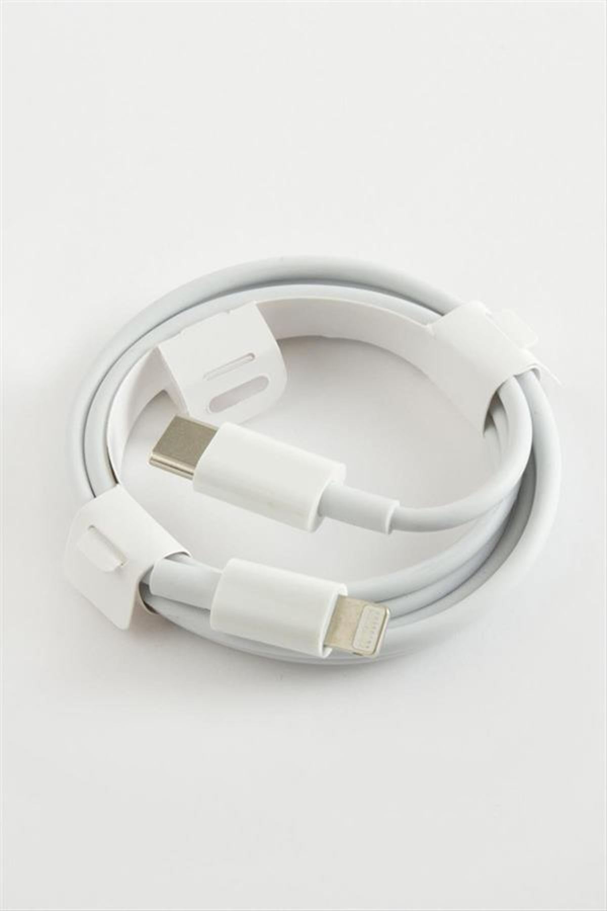 İphone Type C Lighting Data Şarj Kablosu 1 metre - Beyaz