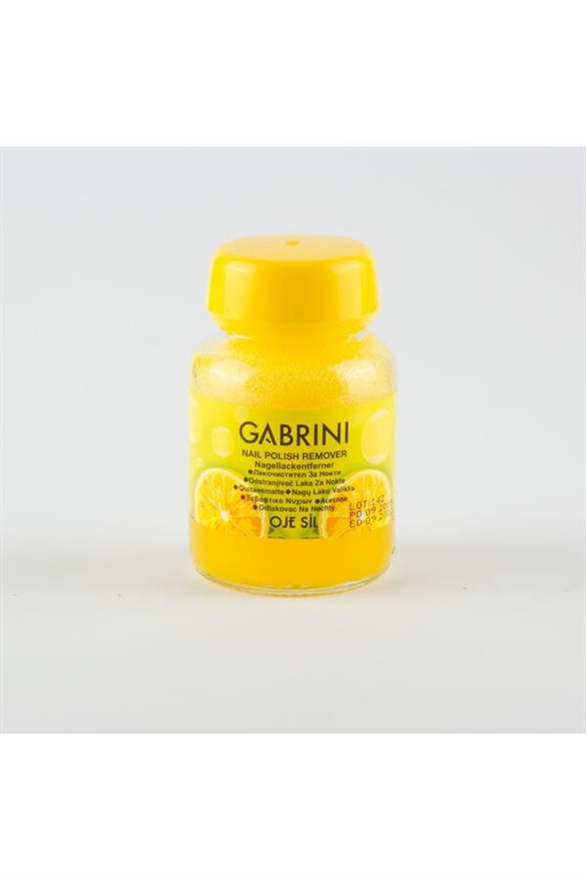 Gabrini Oje Sil Süngerli Cam Aseton 75 ml - Kırmızı