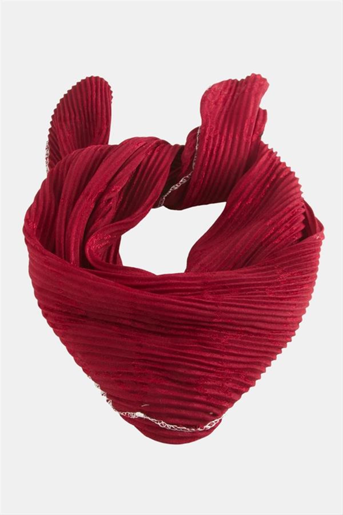 Zr Karışık Pliseli Fular 50 cm - Karışık Renk 1