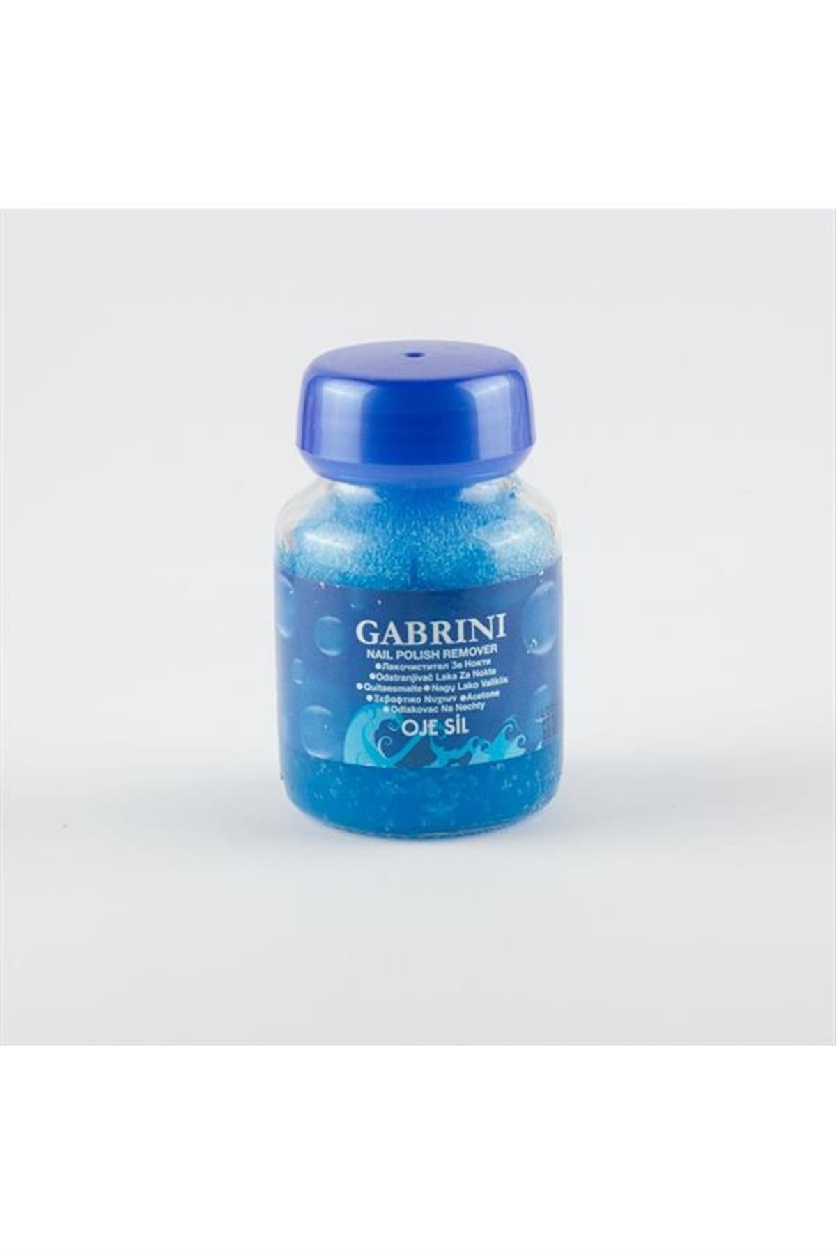 Gabrini Oje Sil Süngerli Cam Aseton 75 ml - Mavi