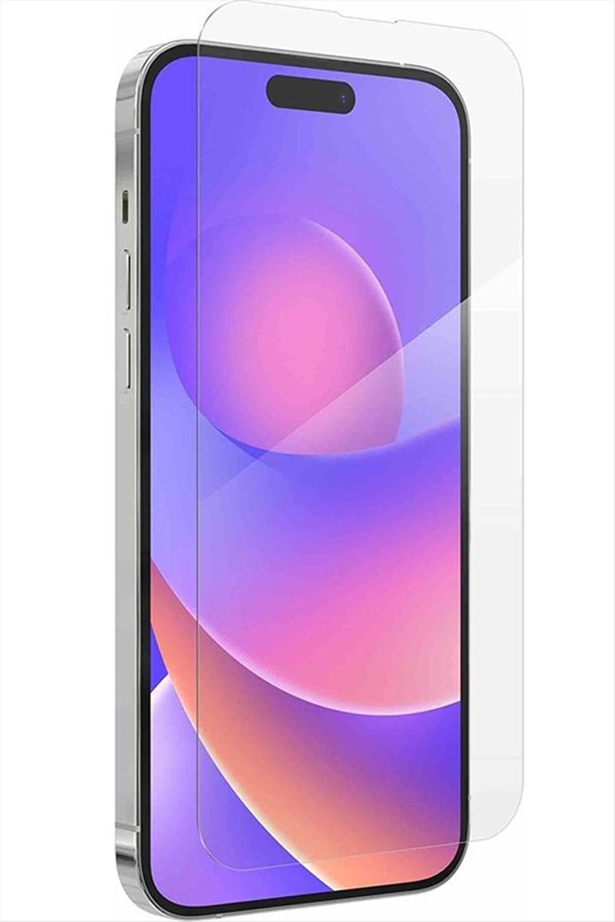 İphone 14 Pro Max Kırılmaz Cam Ekran Koruyucu - Şeffaf