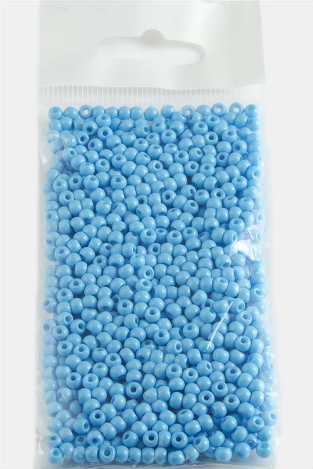 4 mm Yuvarlak Kum Boncuk 50 Gram - Yavruağzı