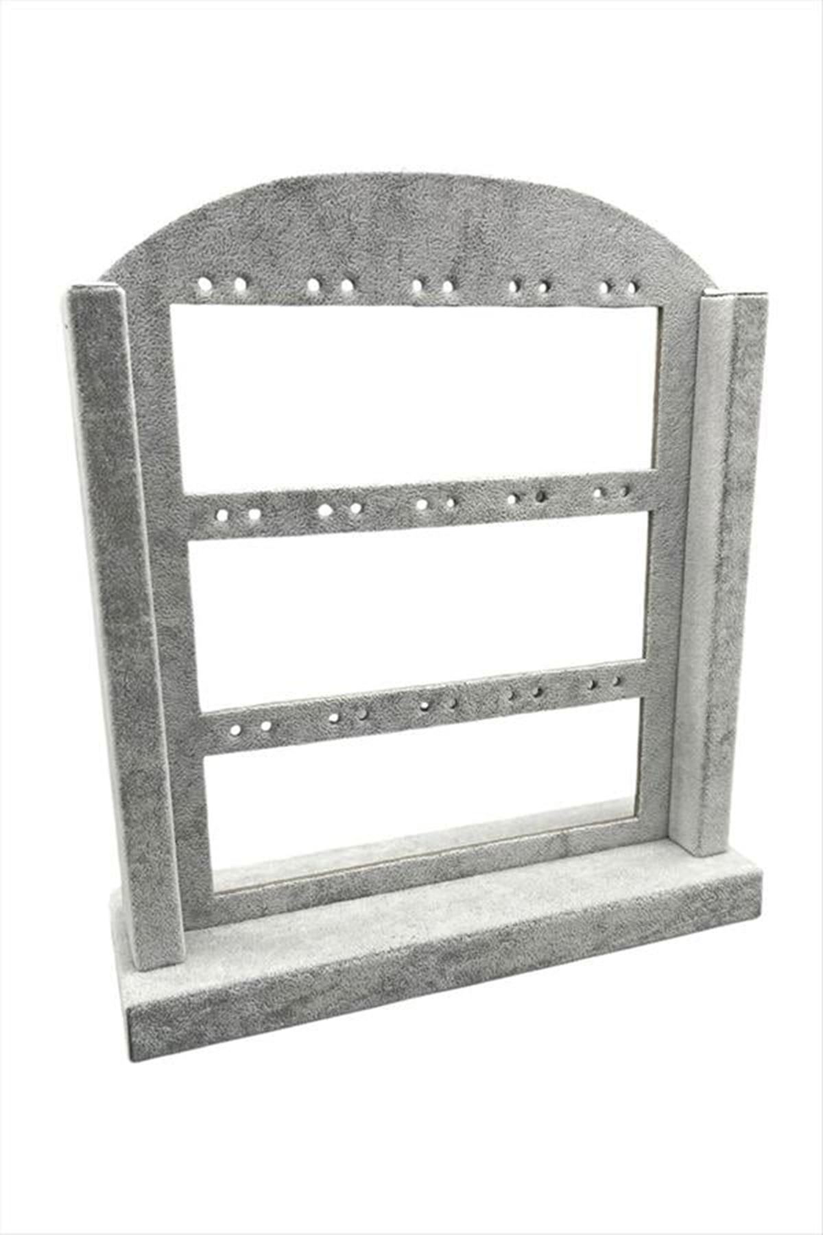Anfora Kumaş Küpelik 22*24 cm - Gri
