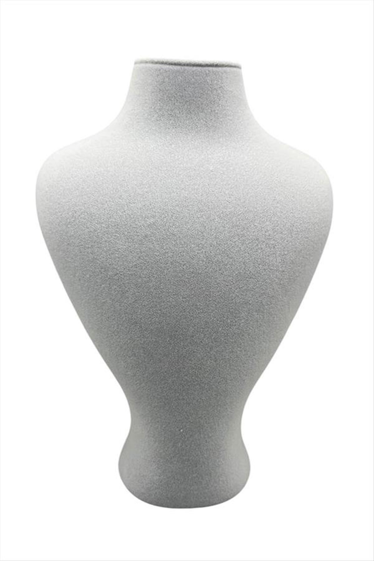 29 cm Bombeli Manken Anfora Kumaş - Gri