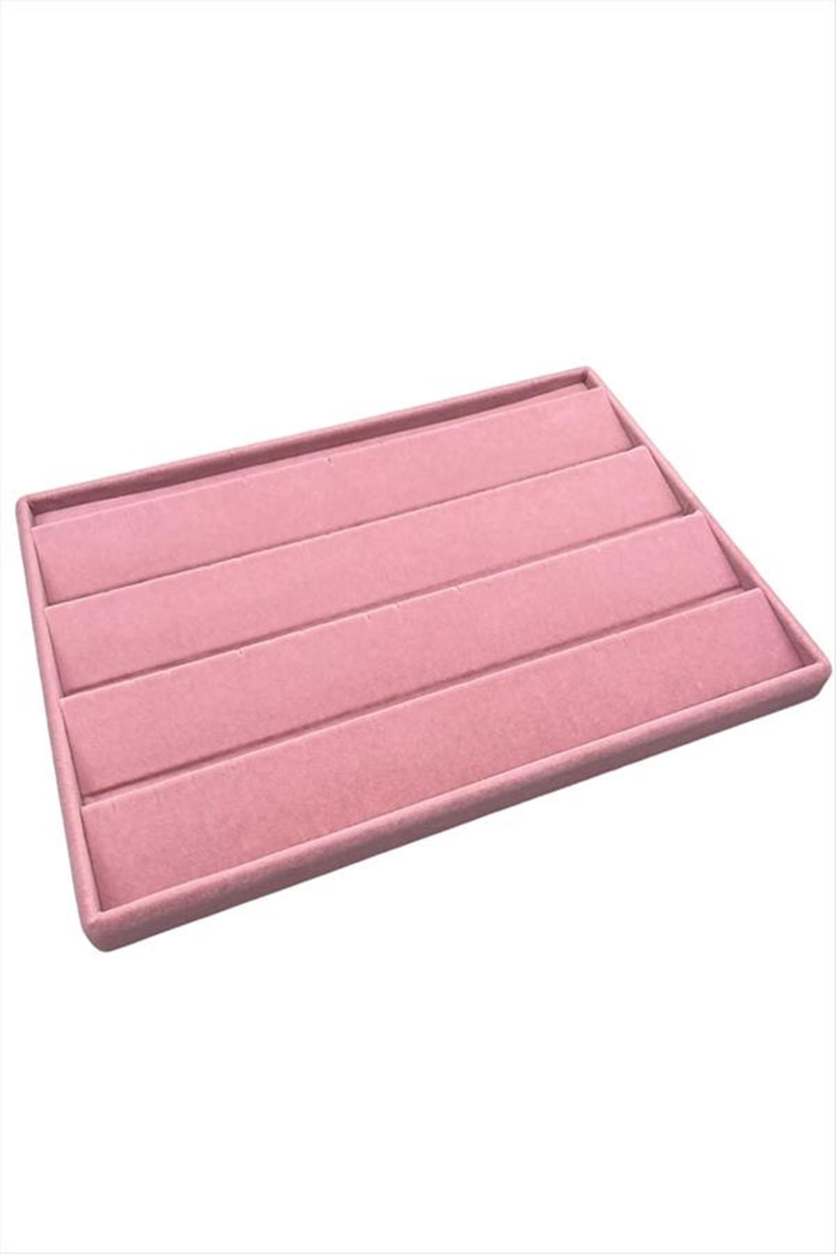 Yatay Anfora Kumaş Küpelik 24*34 cm - Açık Pembe