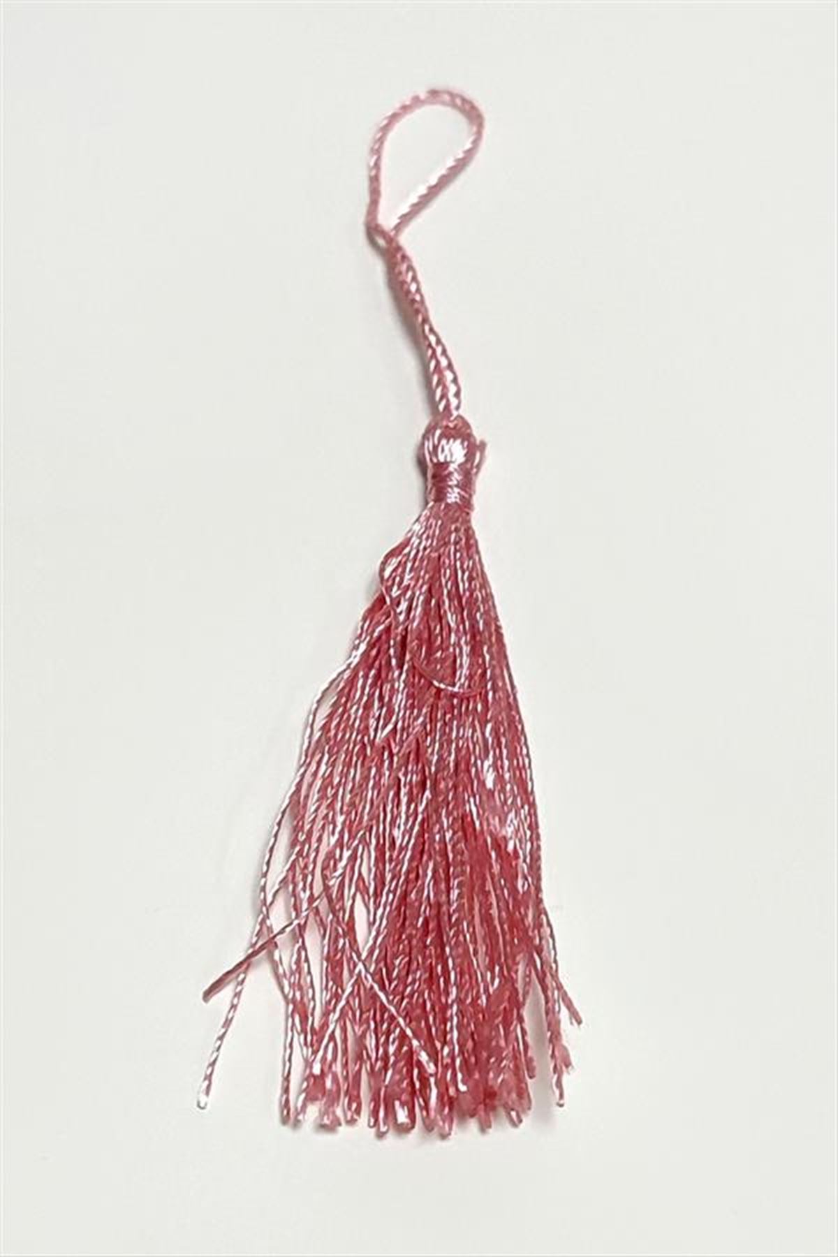1 Adet Pamuk Püskül 14 cm - Açık Pembe