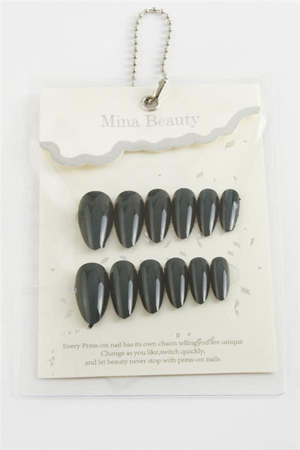 Mina Beauty Kedi Gözü Takma Tırnak - Lacivert