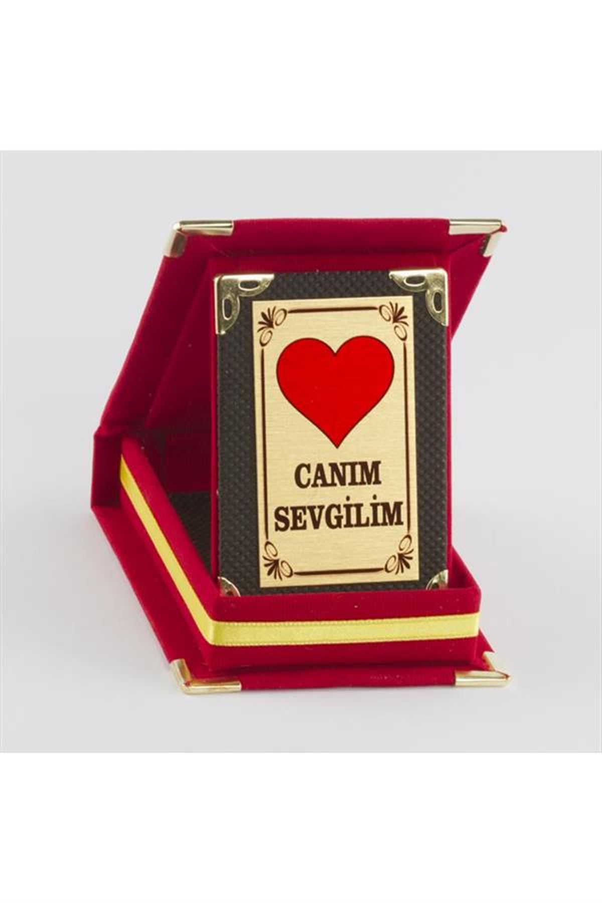 CAnım Sevgilim Plaketi - Kırmızı