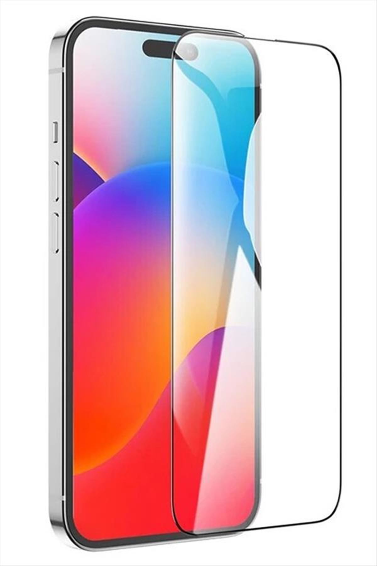 İphone 15 Pro Max Kırılmaz Cam Ekran Koruyucu - Şeffaf