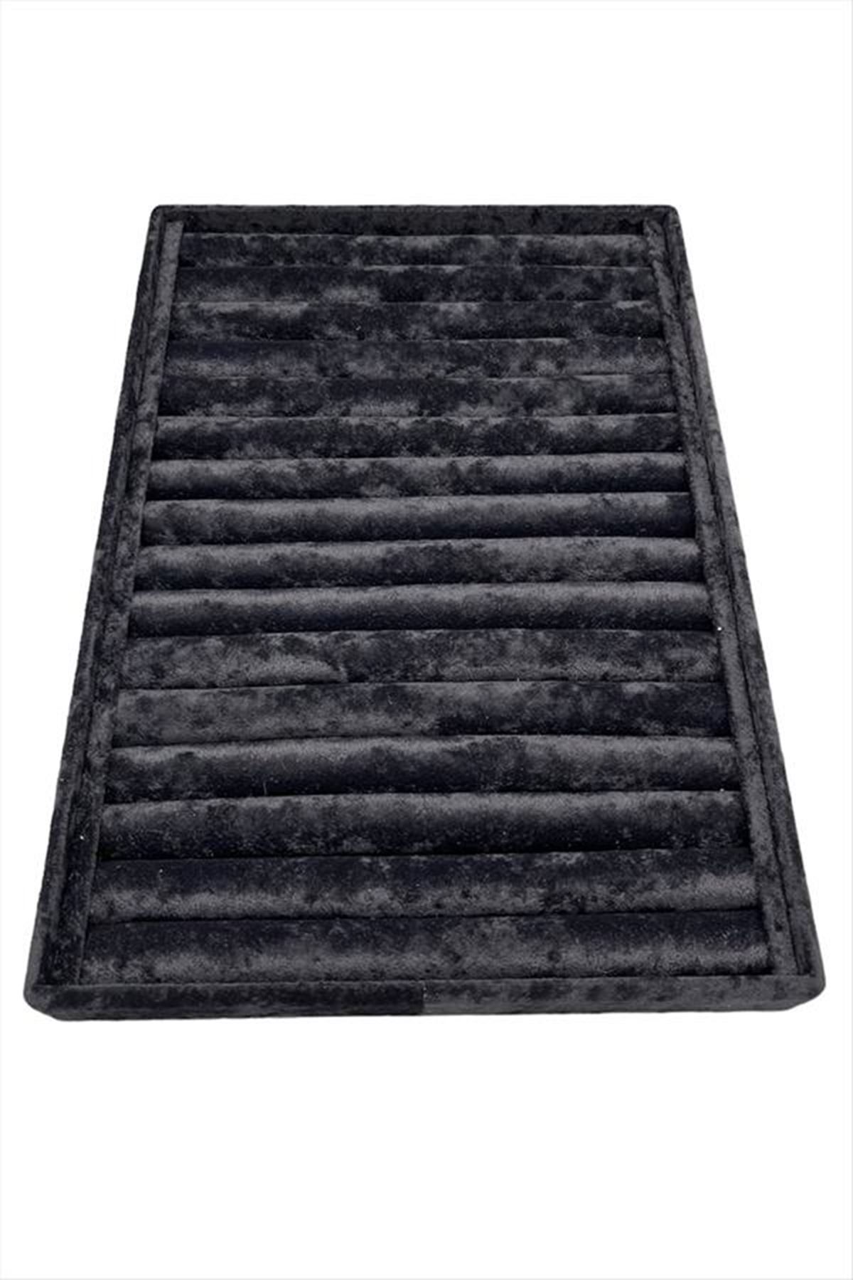 Dik Sosisli Anfora Yüzük Kelepçe Standı 24*34 cm - Siyah