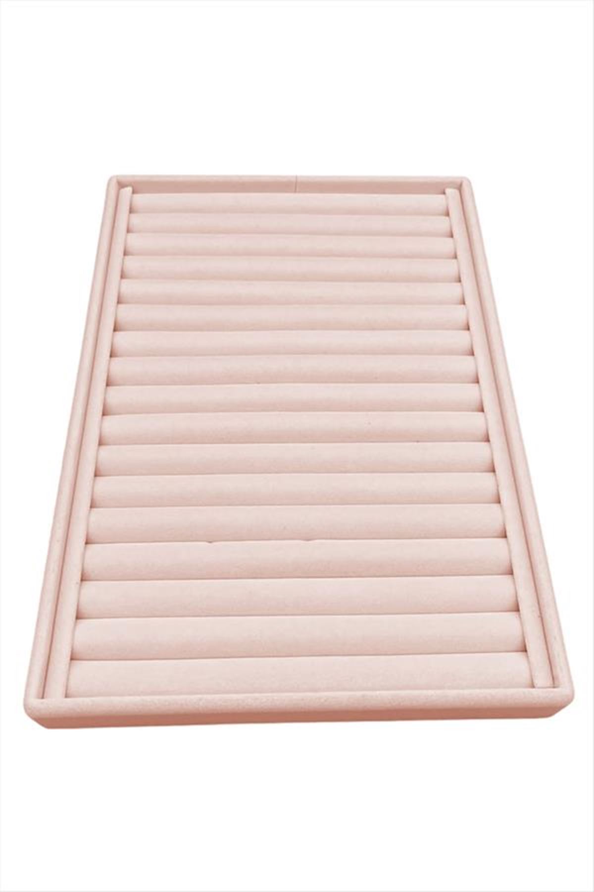 Dik Sosisli Anfora Yüzük Kelepçe Standı 24*34 cm - Açık Pembe