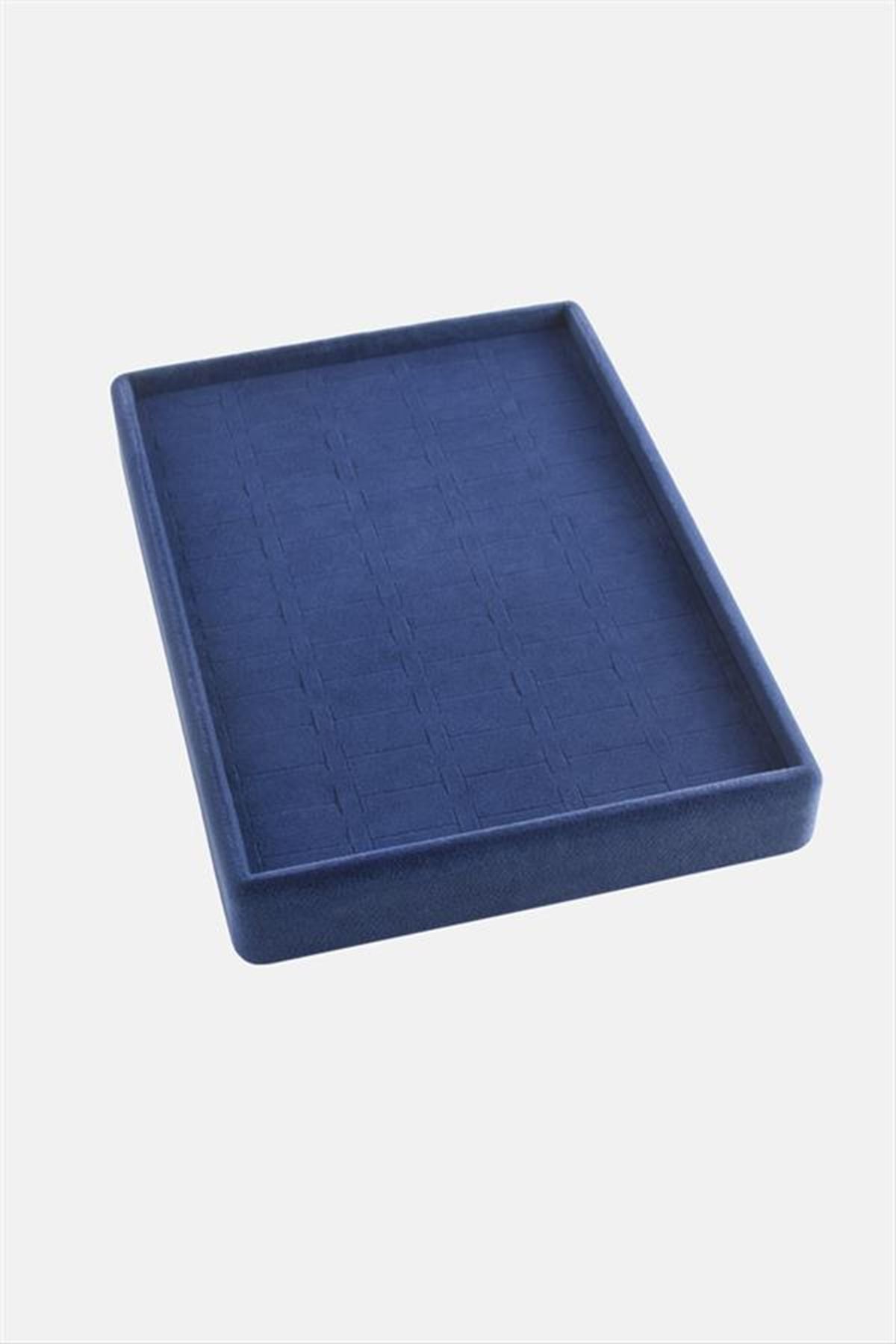 Dikey Anfora Kumaş Batırmalı Yüzük Tablası 17*23 - Lacivert