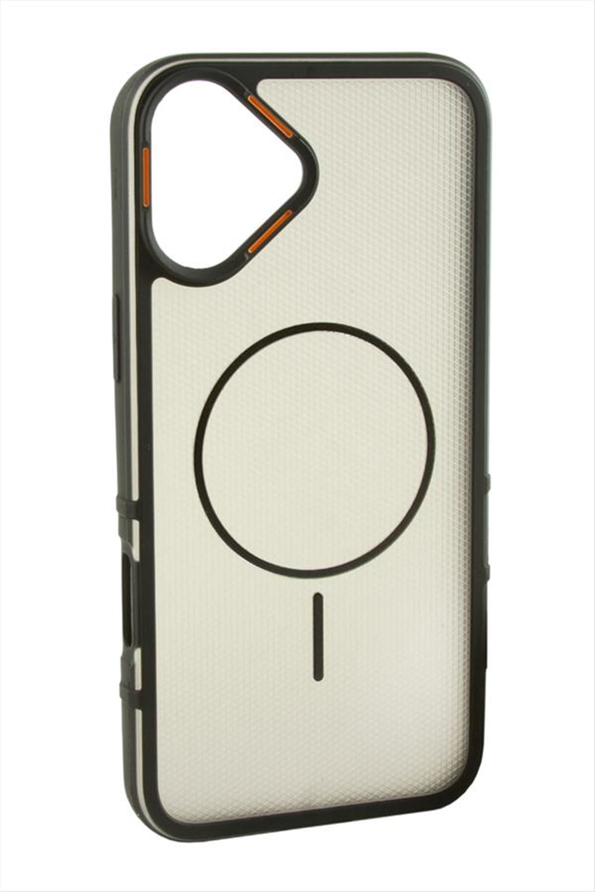 iPhone 16 Magsaff Kapak Kılıf - Gri