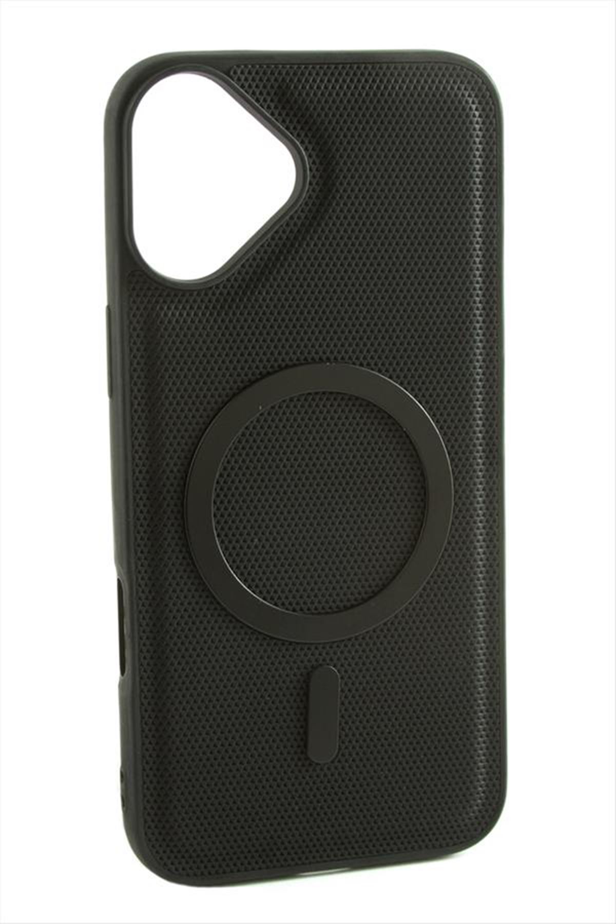 İphone 16 Plus Magsaff Kapak Kılıf - Siyah