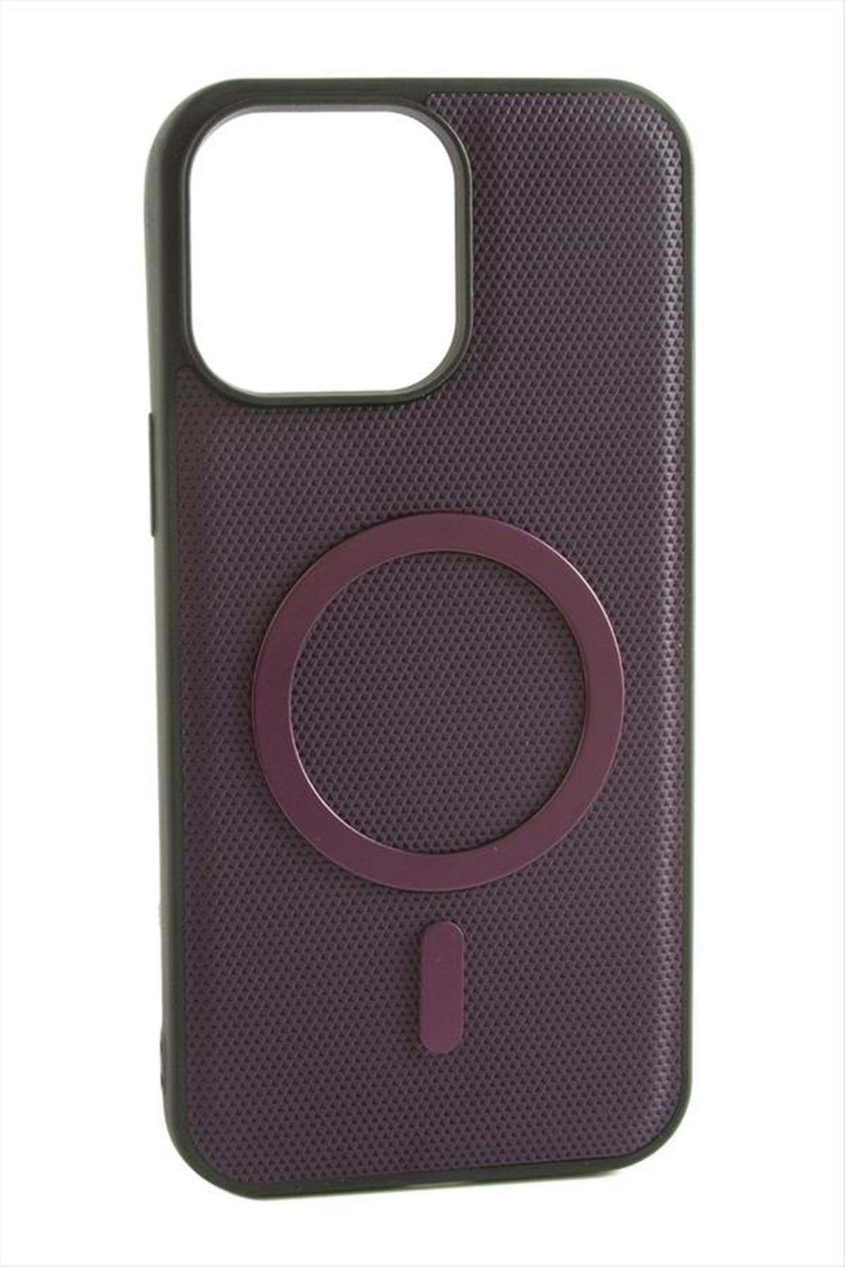 İphone 13 Pro Magsaff Kapak Kılıf - Mor